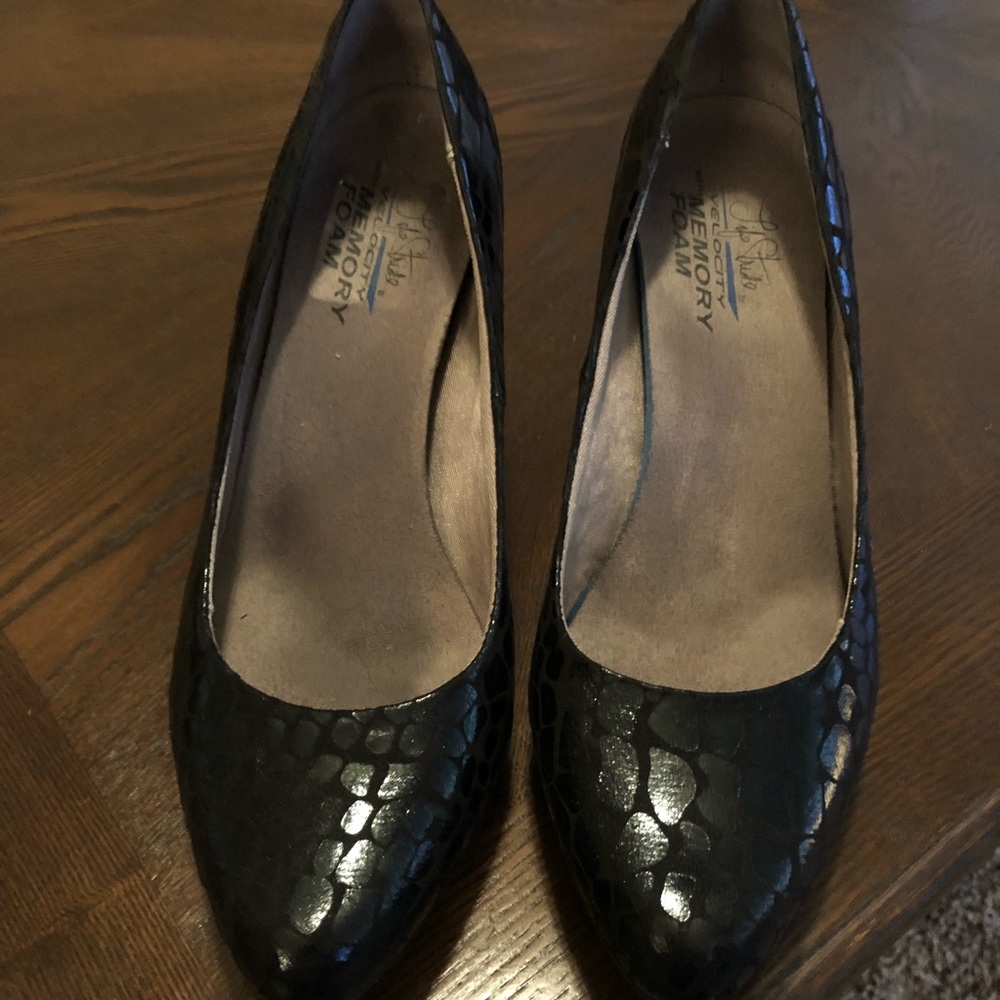 Black Life Stride Heels